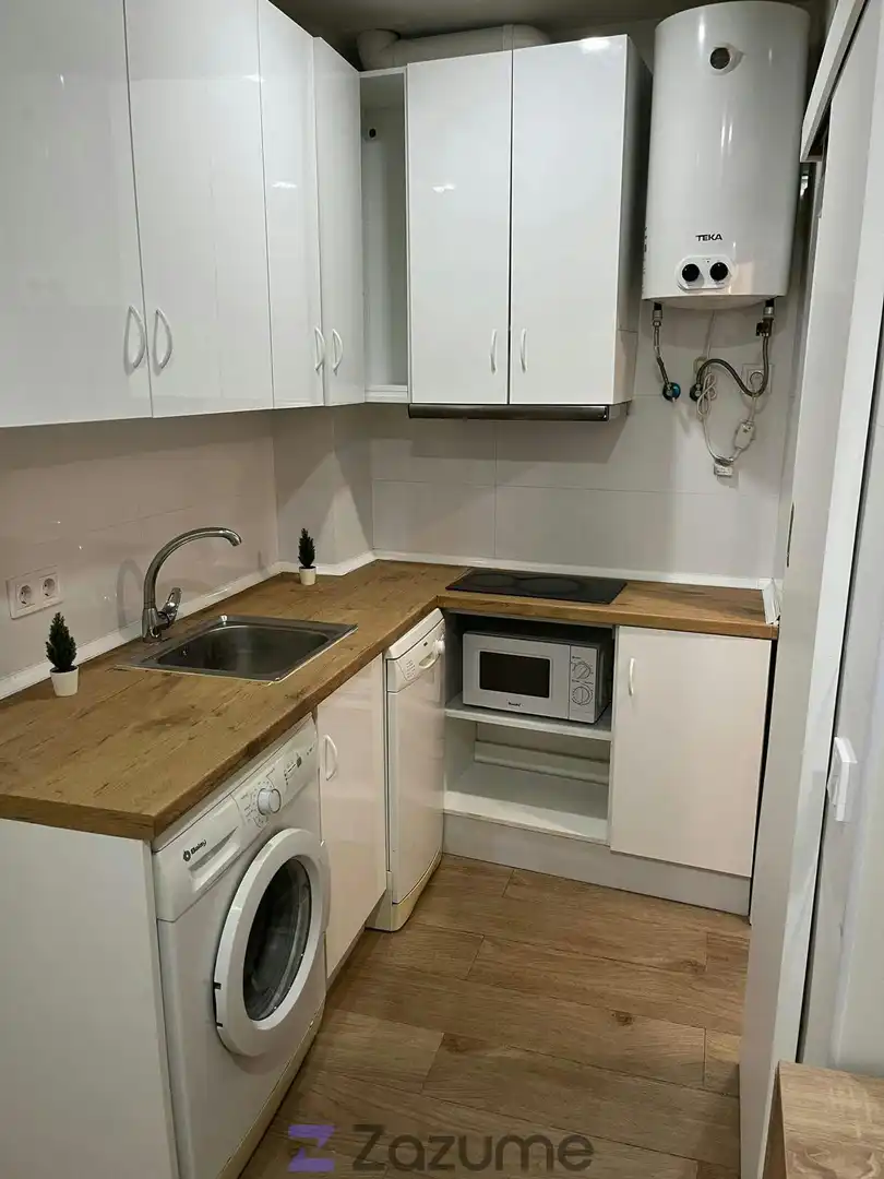 Cuina de Apartament de lloguer en Madrid amb Aire condicionat, Calefacció i Parquet