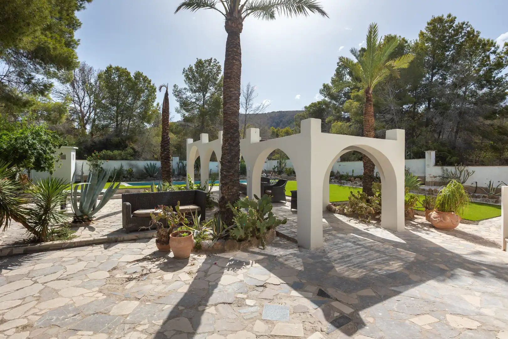 Garden of Houses for sale in Benidorm  with Air Conditioner, Heating and Private garden
