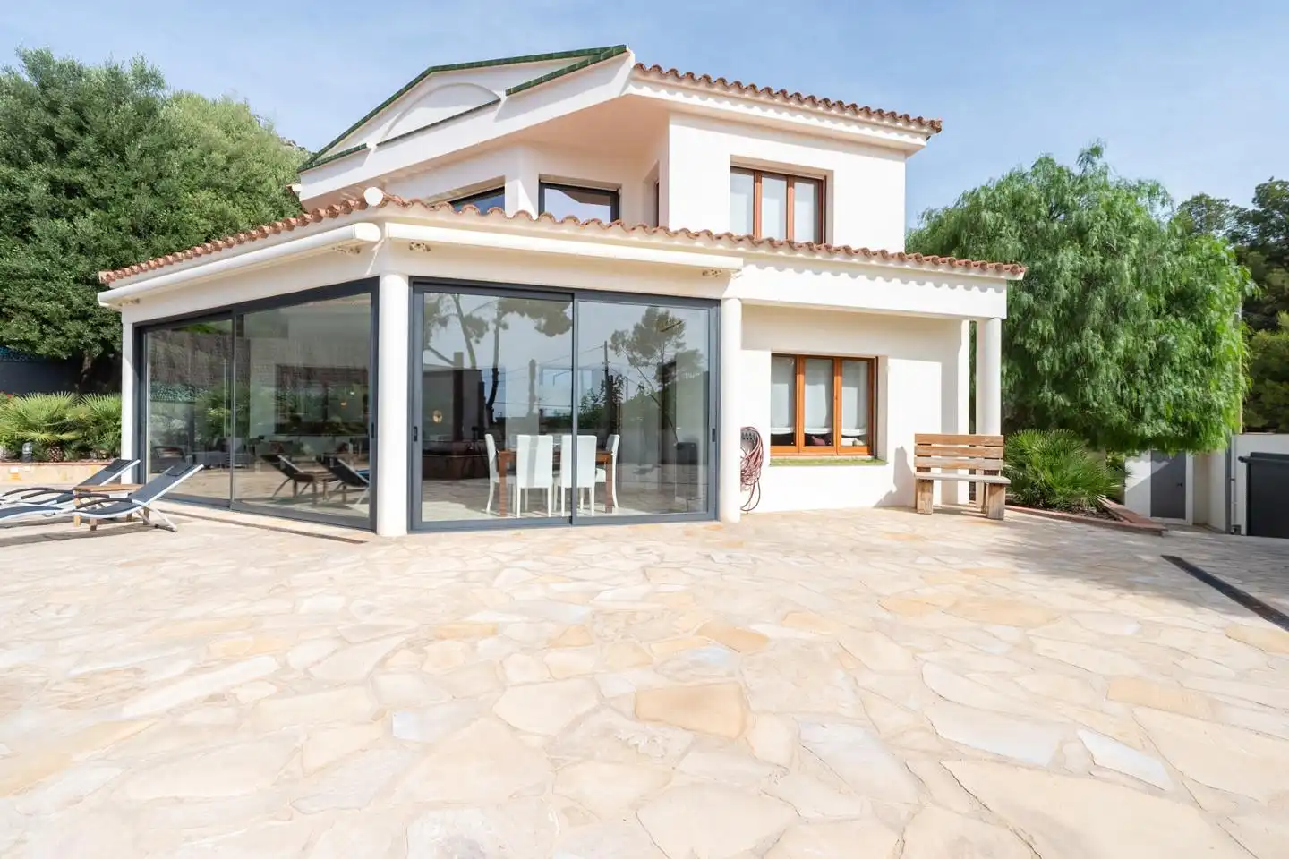 Vista exterior de Casa o chalet en venta en Sitges con Aire acondicionado, Calefacción y Terraza
