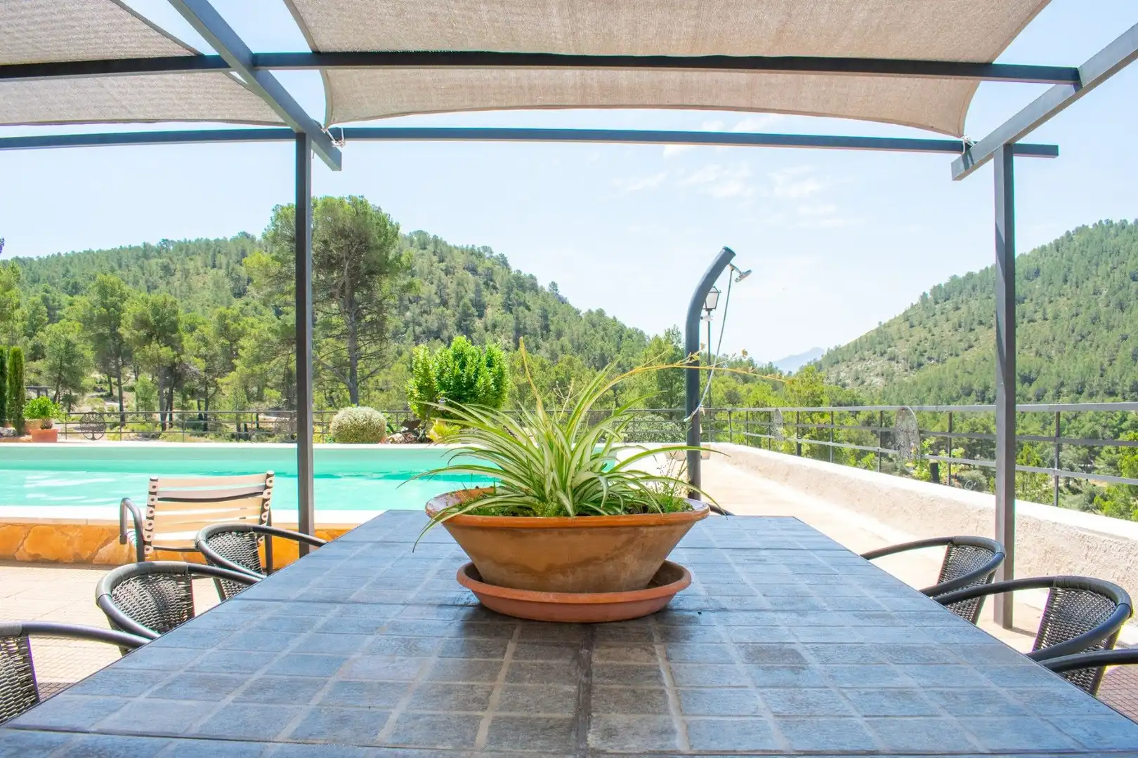 Terrassa de Casa o xalet en venda en Onil amb Jardí privat, Terrassa i Traster