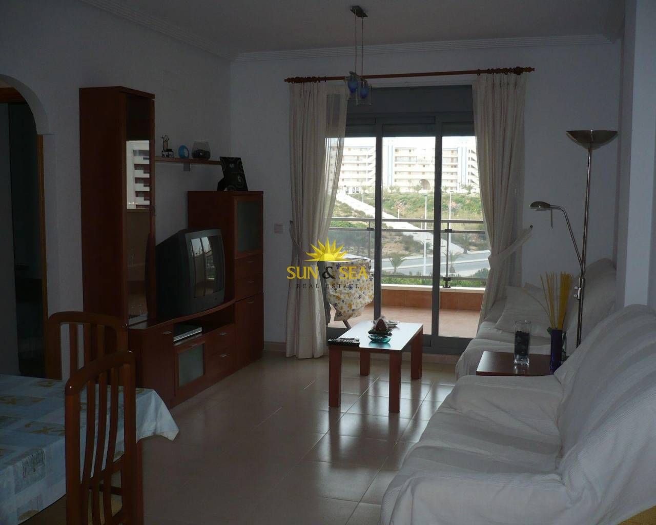 Living room of Apartment to rent in Elche / Elx  with Air Conditioner, Heating and Furnished