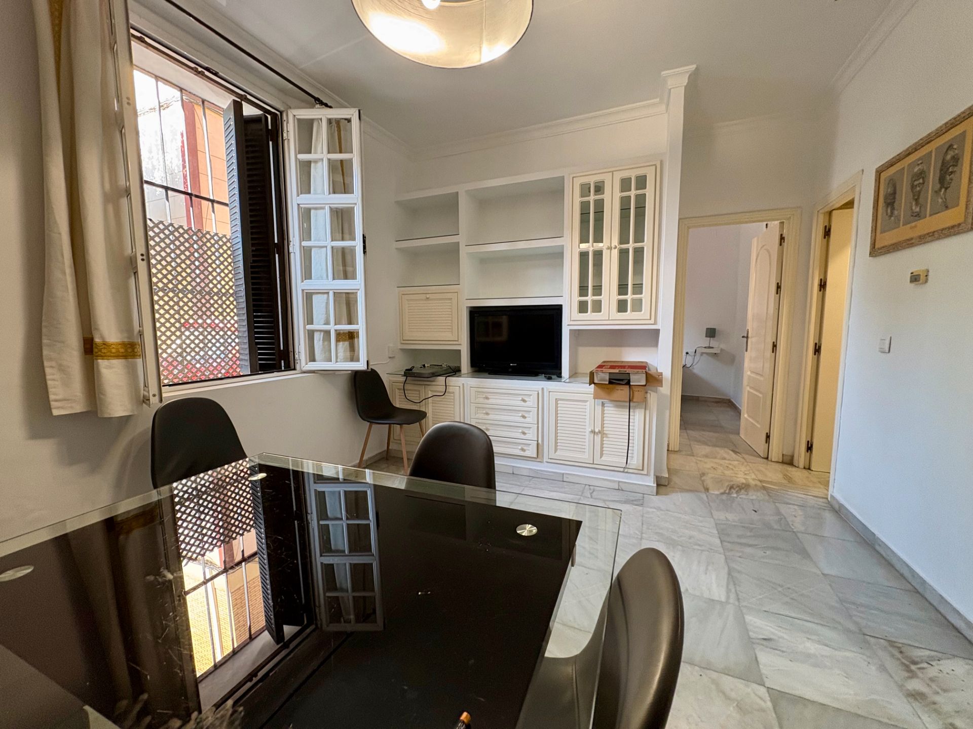Dining room of Apartment to rent in  Sevilla Capital  with Air Conditioner, Heating and Furnished