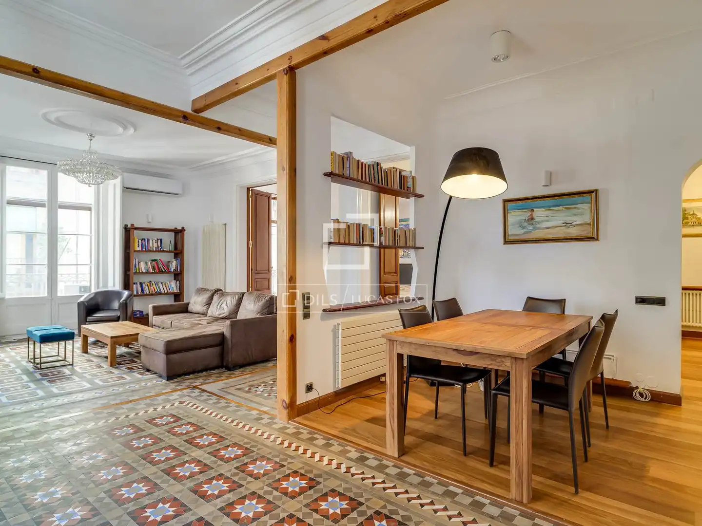 Sala de estar de Piso en venta en Barcelona con Aire acondicionado, Calefacción y Terraza