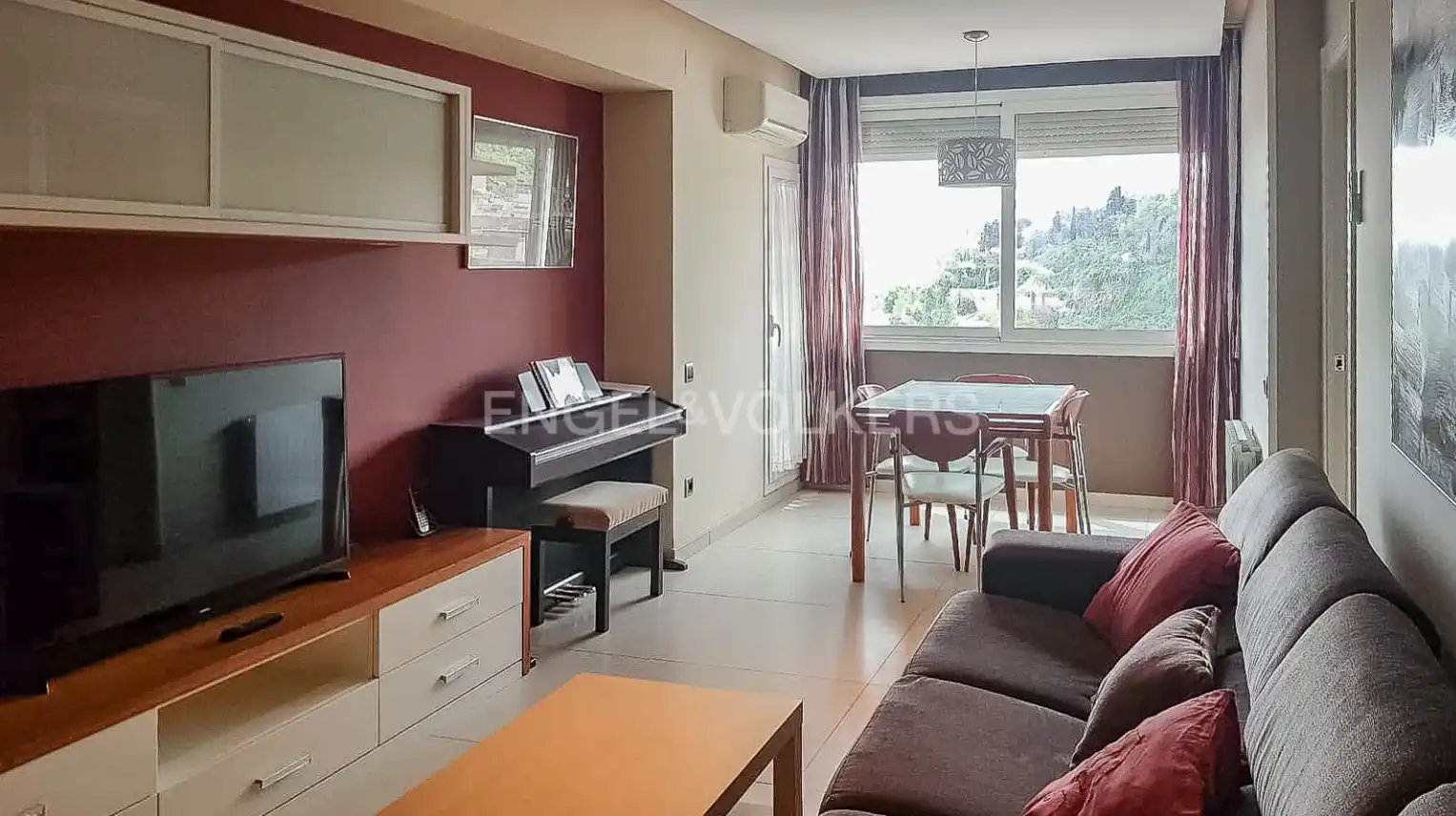 Sala de estar de Ático en venta en Barcelona con Aire acondicionado, Calefacción y Amueblado