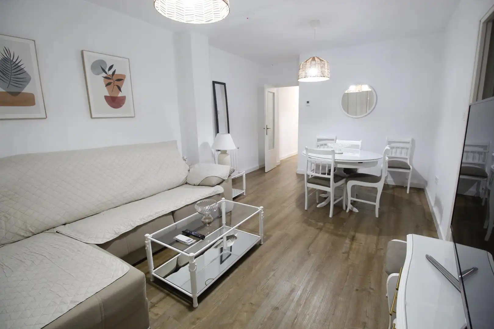 Sala de estar de Piso de alquiler en Granada con Calefacción, Terraza y Amueblado