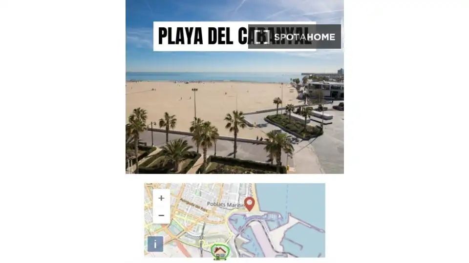 Vista exterior de Pis de lloguer en Valencia amb Aire condicionat, Calefacció i Moblat