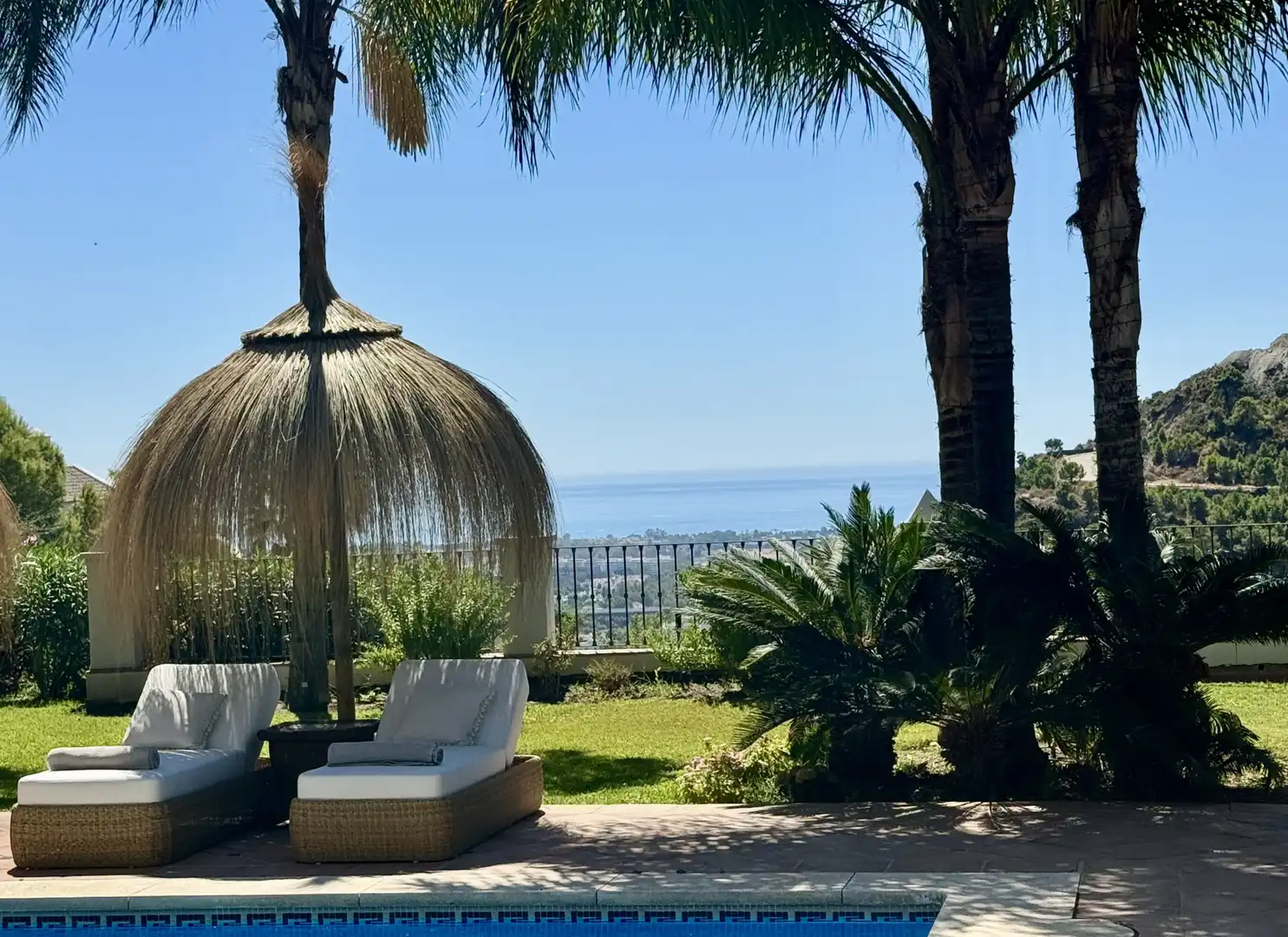 Garden of Houses for sale in Benahavís  with Air Conditioner, Private garden and Swimming Pool