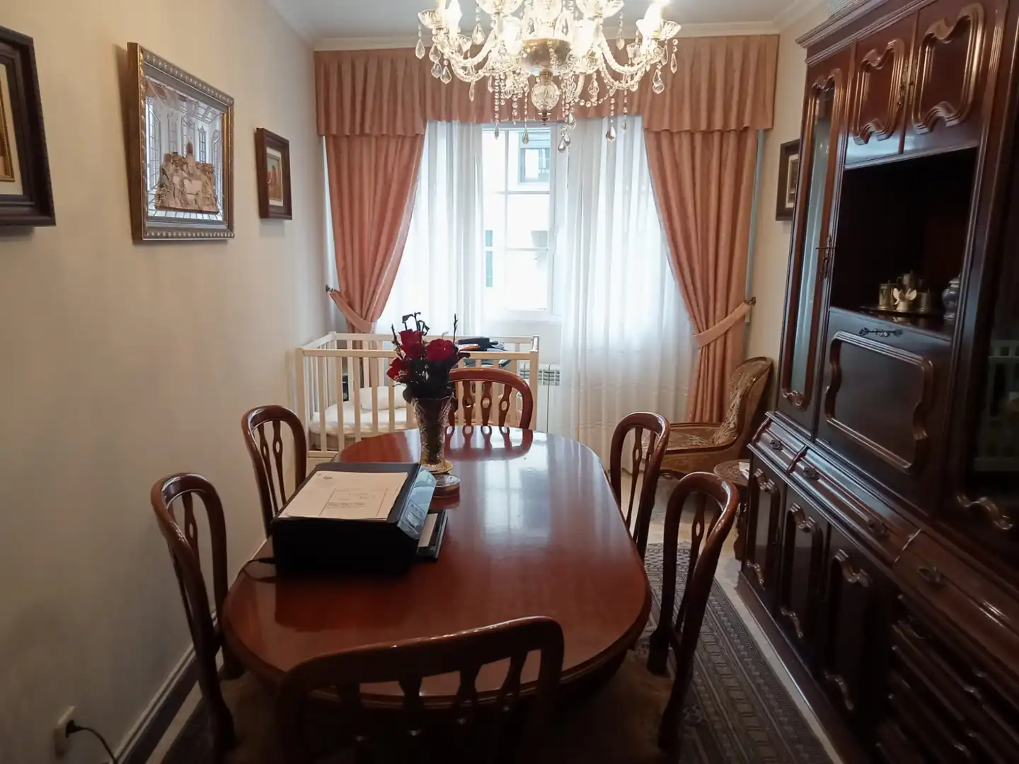 Comedor de Casa o chalet en venta en Santiago de Compostela  con Calefacción, Jardín privado y Terraza