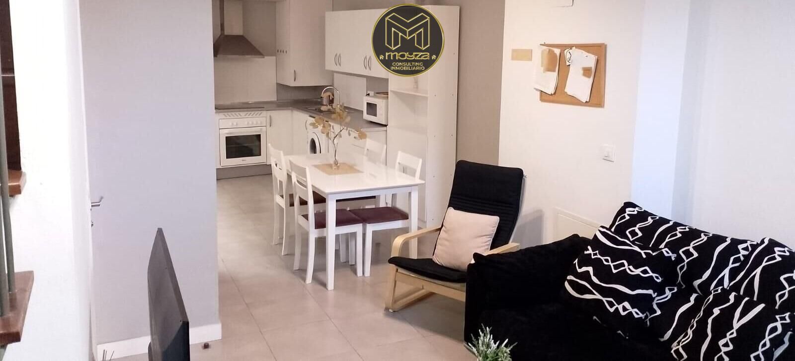 Kitchen of Duplex for sale in  Jaén Capital  with Air Conditioner, Terrace and Furnished