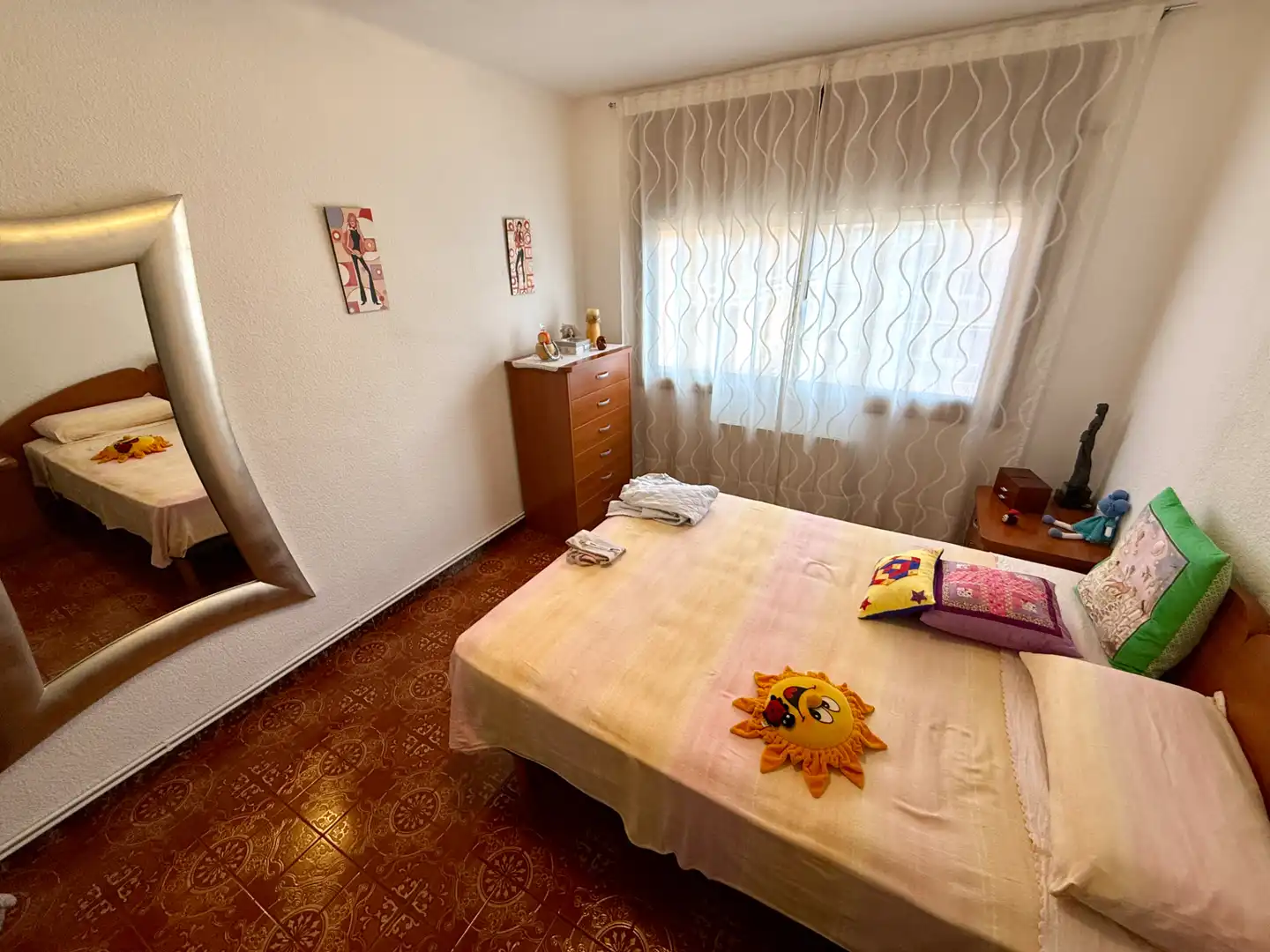 Schlafzimmer von Wohnung zum Verkauf in Sant Boi de Llobregat mit Heizung, Ofen und Balkon