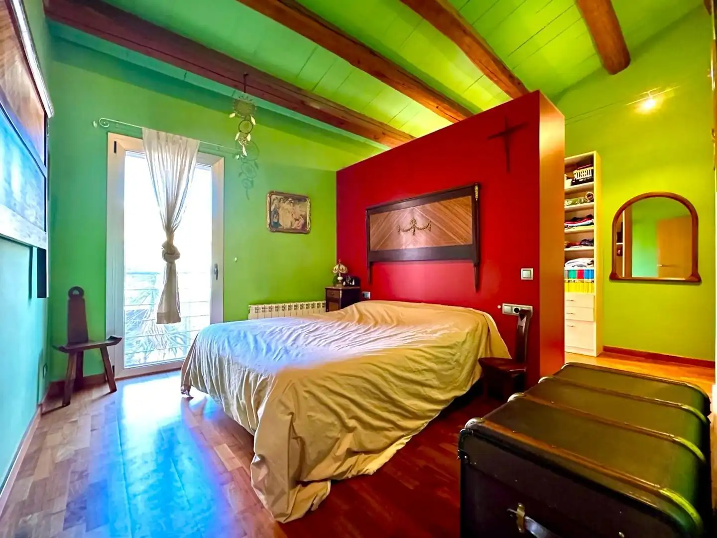 Schlafzimmer von Haus oder Chalet zum Verkauf in Granollers mit Klimaanlage, Privatgarten und Terrasse