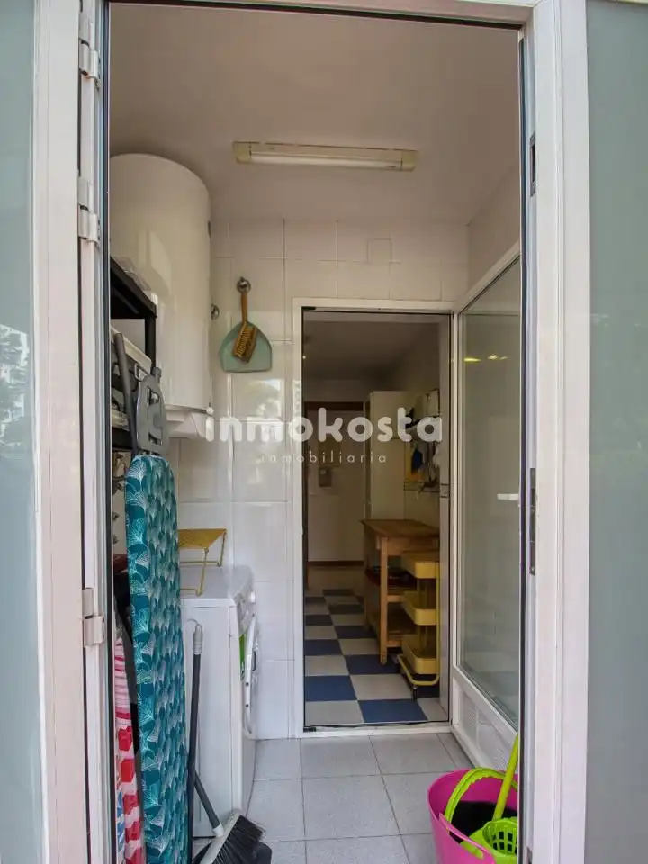 Kitchen of Ground floor for sale in Villajoyosa / La Vila Joiosa  with Air Conditioner, Terrace and Community pool