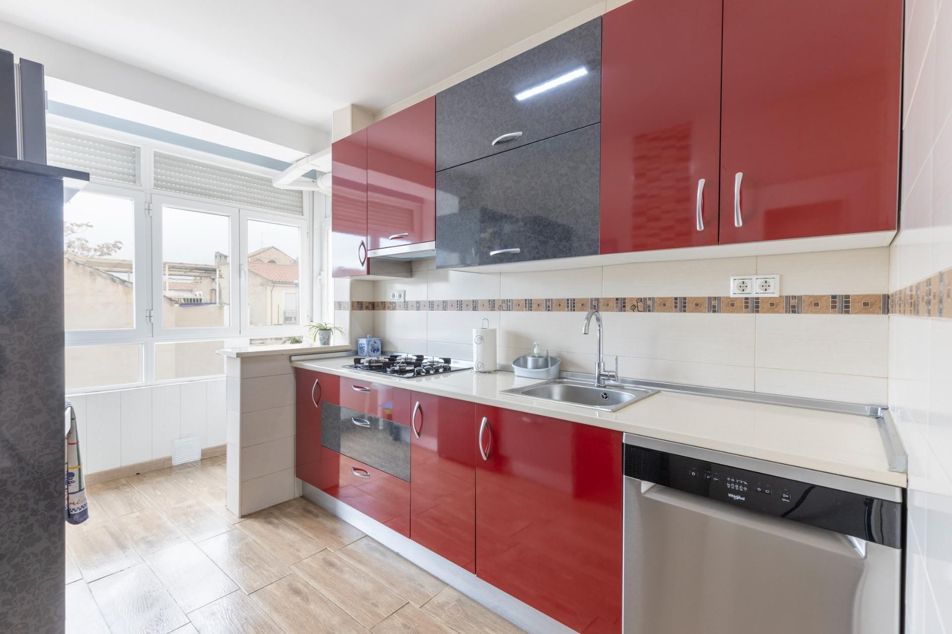 Kitchen of Flat for sale in Santa Fe  with Air Conditioner, Terrace and Balcony