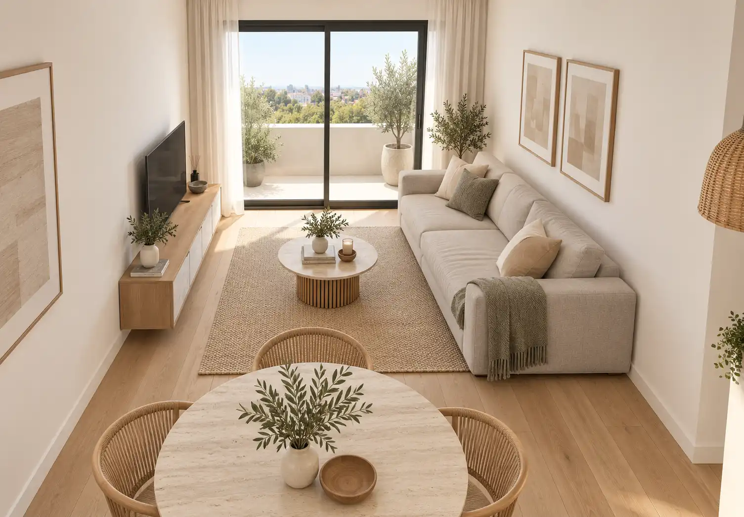 Sala d'estar de Estudi en venda en Murcia amb Aire condicionat, Calefacció i Terrassa