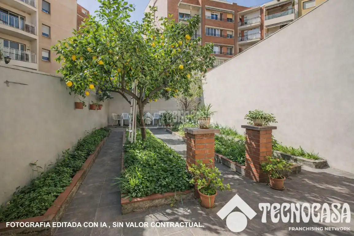 Jardín de Casa o chalet en venta en  Barcelona Capital con Jardín privado y Terraza