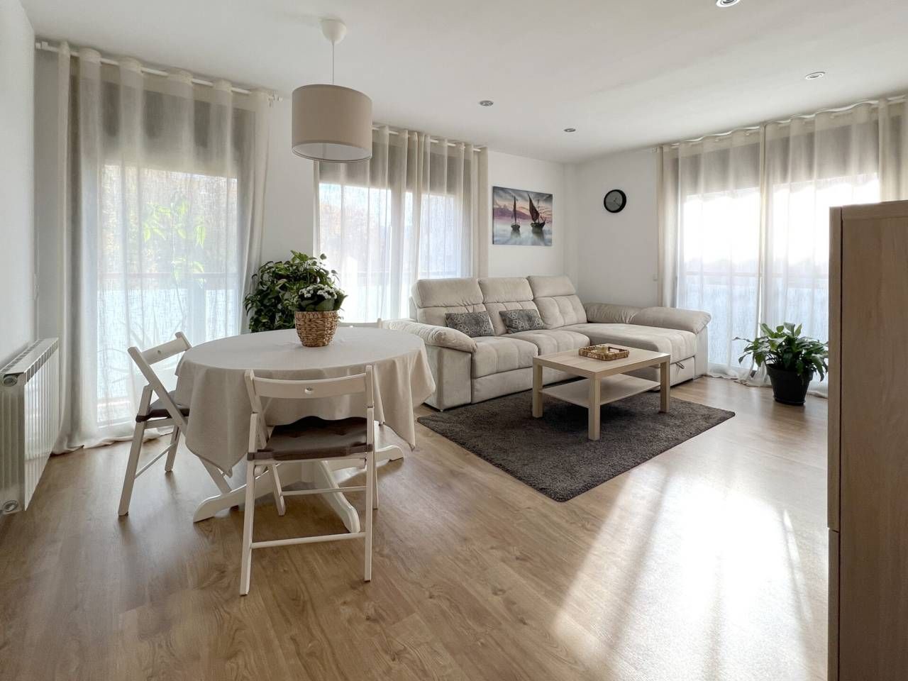 Sala d'estar de Pis en venda en Olot amb Aire condicionat, Calefacció i Parquet