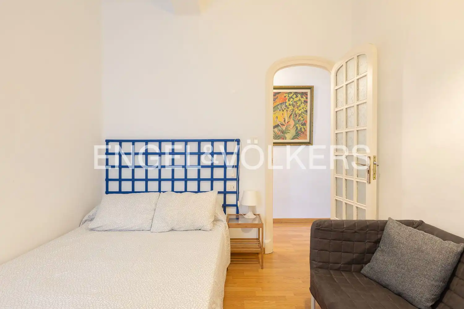 Bedroom of Flat for rent in Valencia  with Air Conditioner, Heating and Furnished
