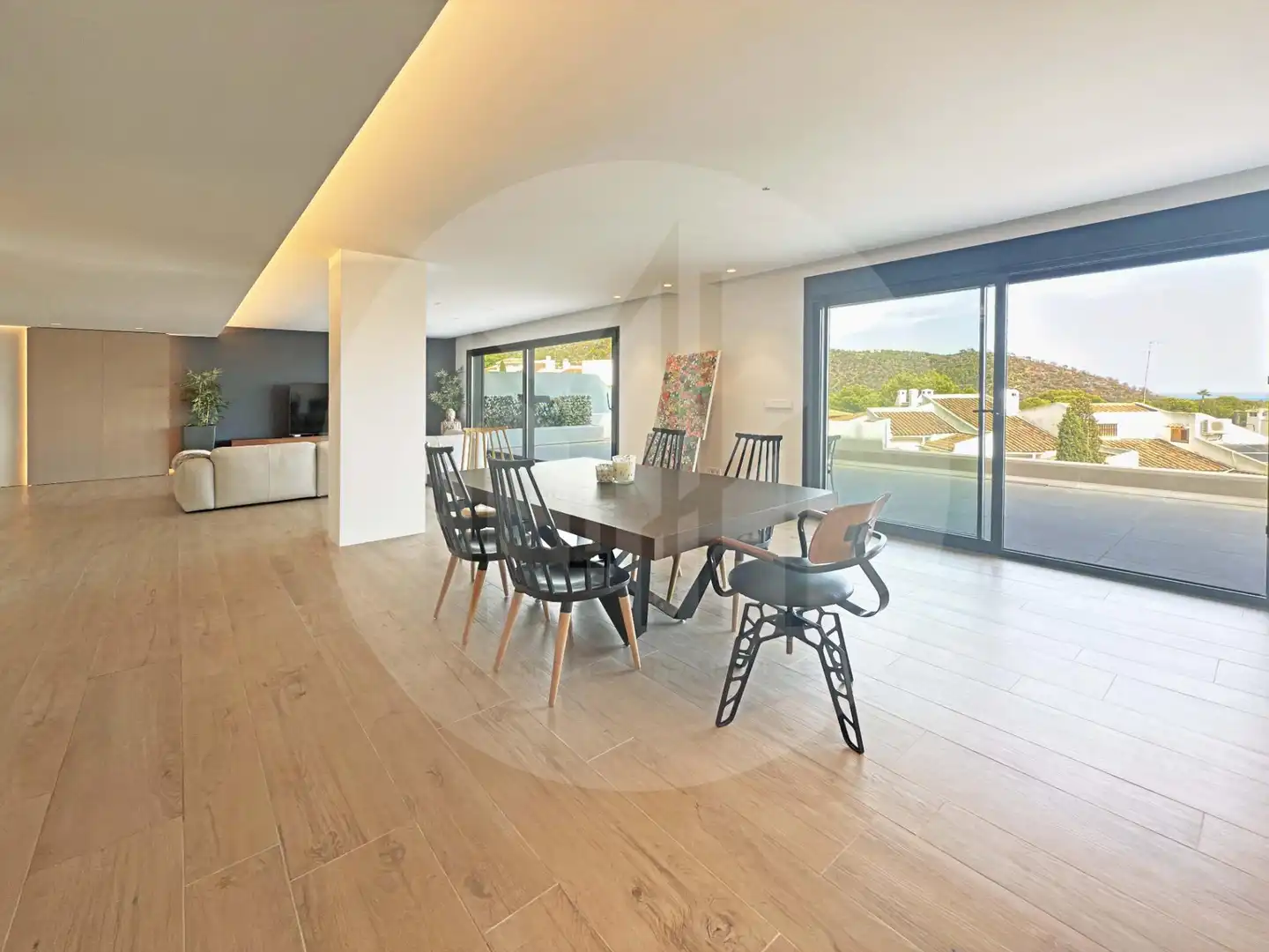 Dining room of Flat for sale in Sagunto / Sagunt  with Air Conditioner, Heating and Terrace