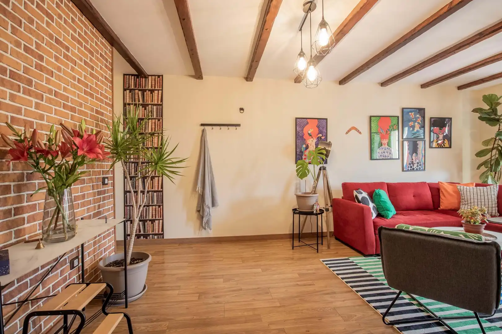 Sala de estar de Piso en venta en Los Realejos con Terraza, Trastero y Amueblado