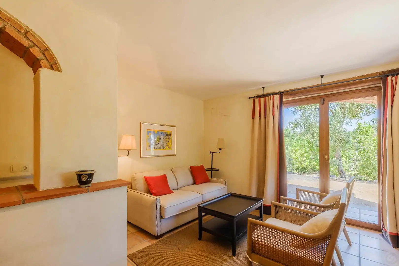 Living room of Houses for sale in Santa Cristina d'Aro  with Air Conditioner, Heating and Storage room