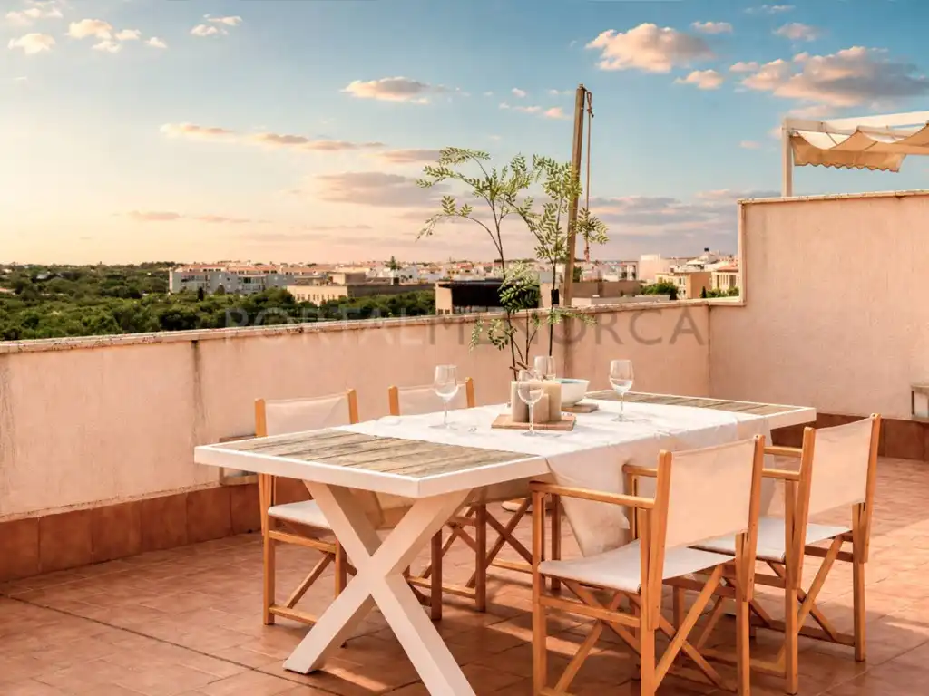 Terraza de Piso en venta en Ciutadella de Menorca con Piscina