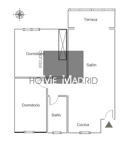 Piso en venta en Madrid con Aire acondicionado, Calefacción y Parquet