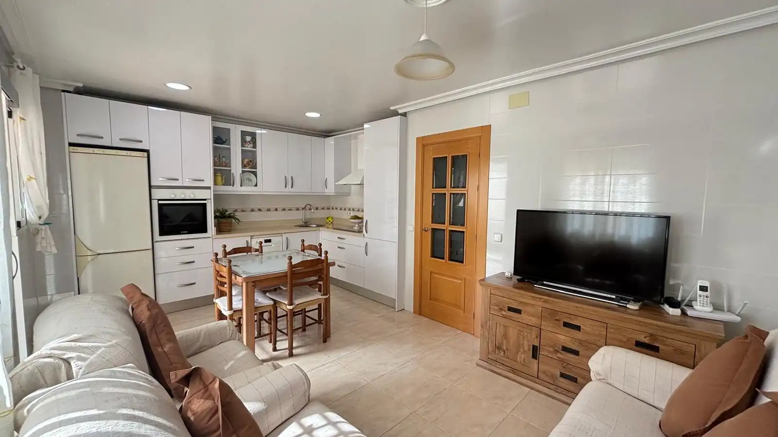 Kitchen of Flat for sale in Cartagena  with Air Conditioner, Heating and Terrace
