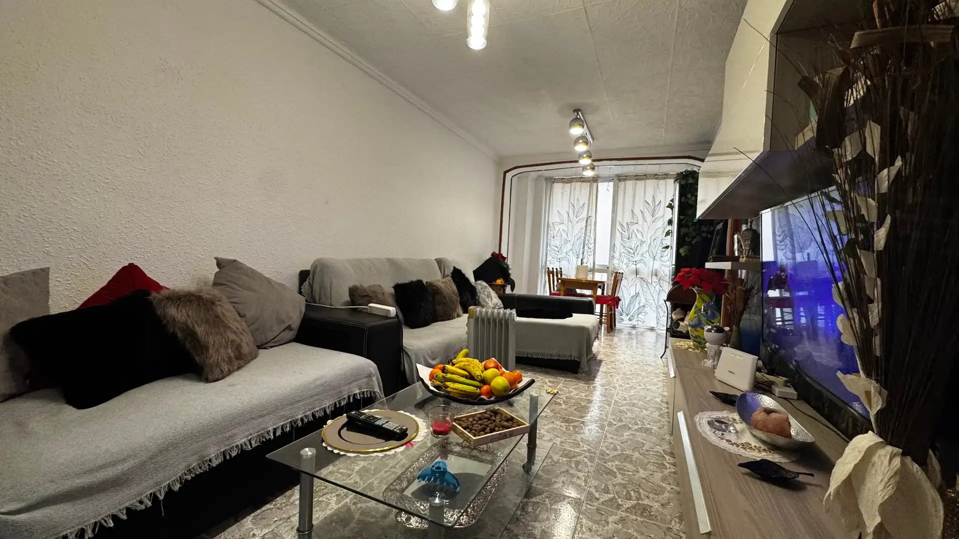 Sala de estar de Piso en venta en Torredembarra con Aire acondicionado, Amueblado y Horno