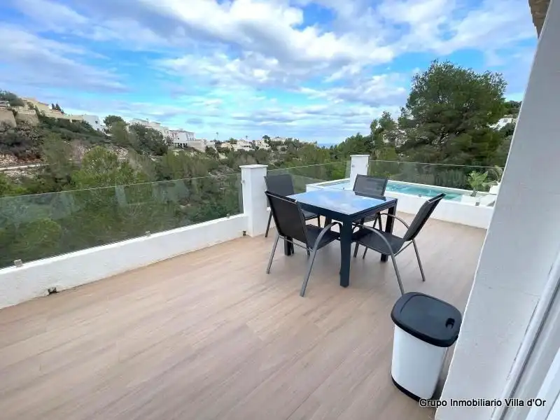 Terrassa de Casa o xalet en venda en Dénia amb Aire condicionat, Calefacció i Jardí privat