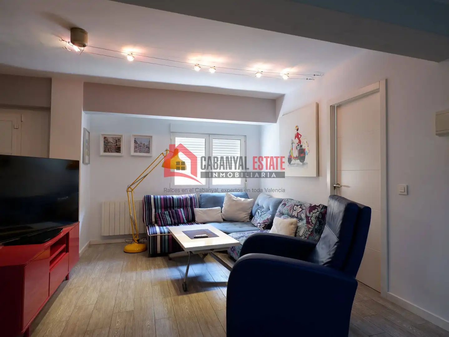 Sala de estar de Apartamento en venta en Valencia con Aire acondicionado y Balcón