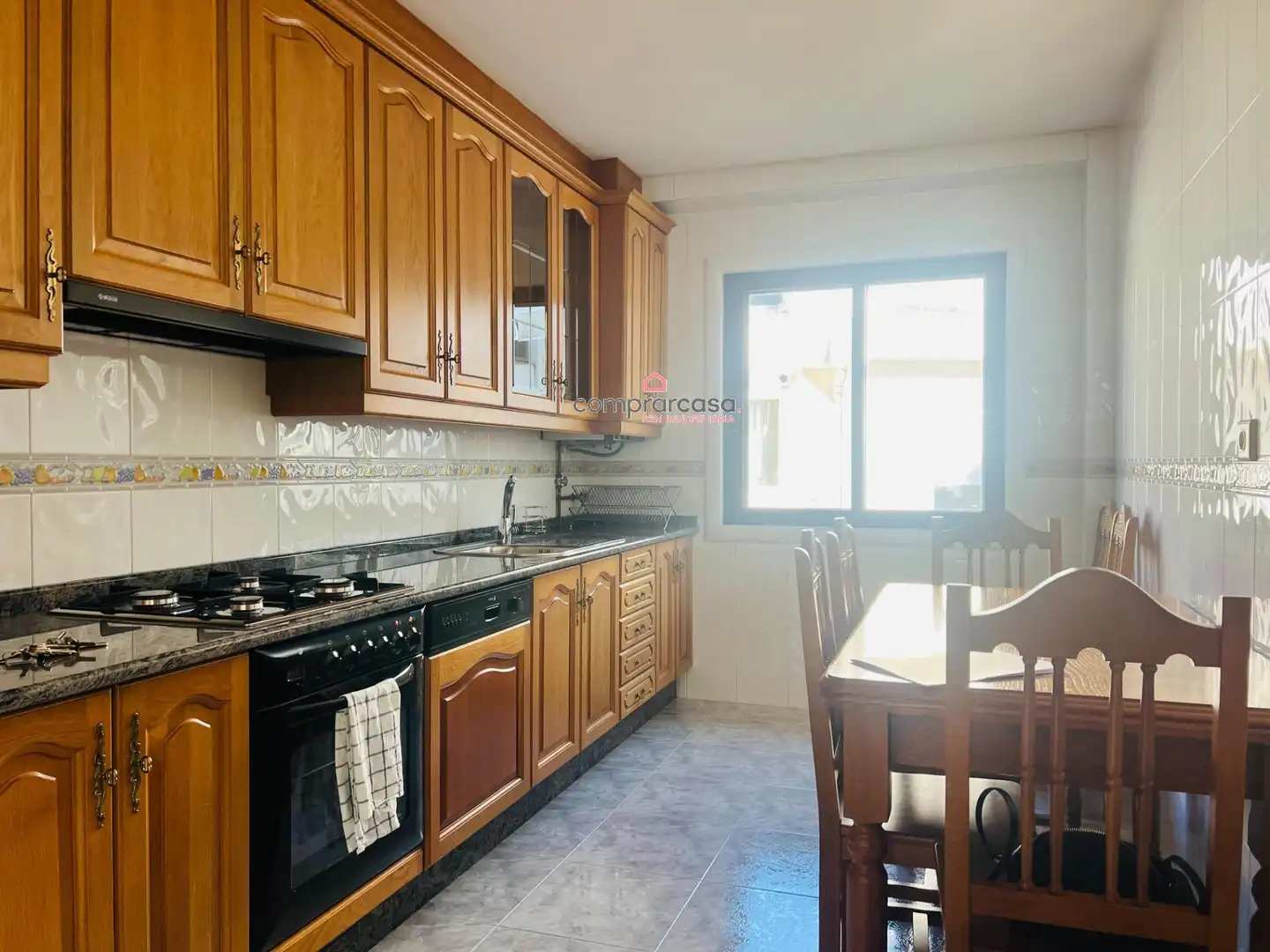 Kitchen of Flat for rent in Cambre   with Heating, Storage room and Furnished