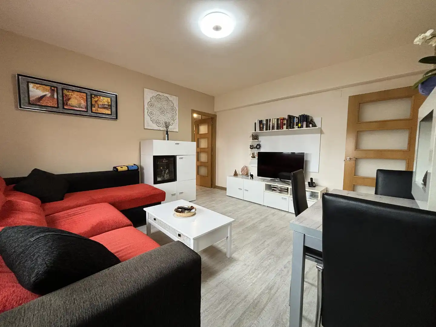 Living room of Flat for sale in Cambrils  with Heating, Private garden and Swimming Pool