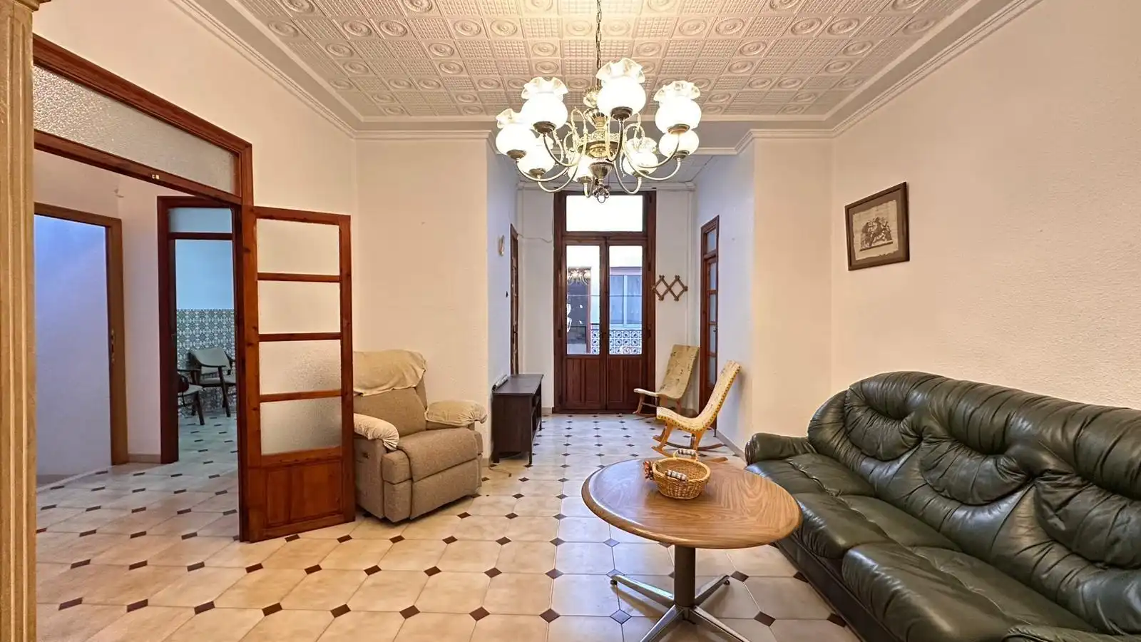 Living room of Houses for sale in L'Alcúdia  with Air Conditioner, Terrace and Storage room