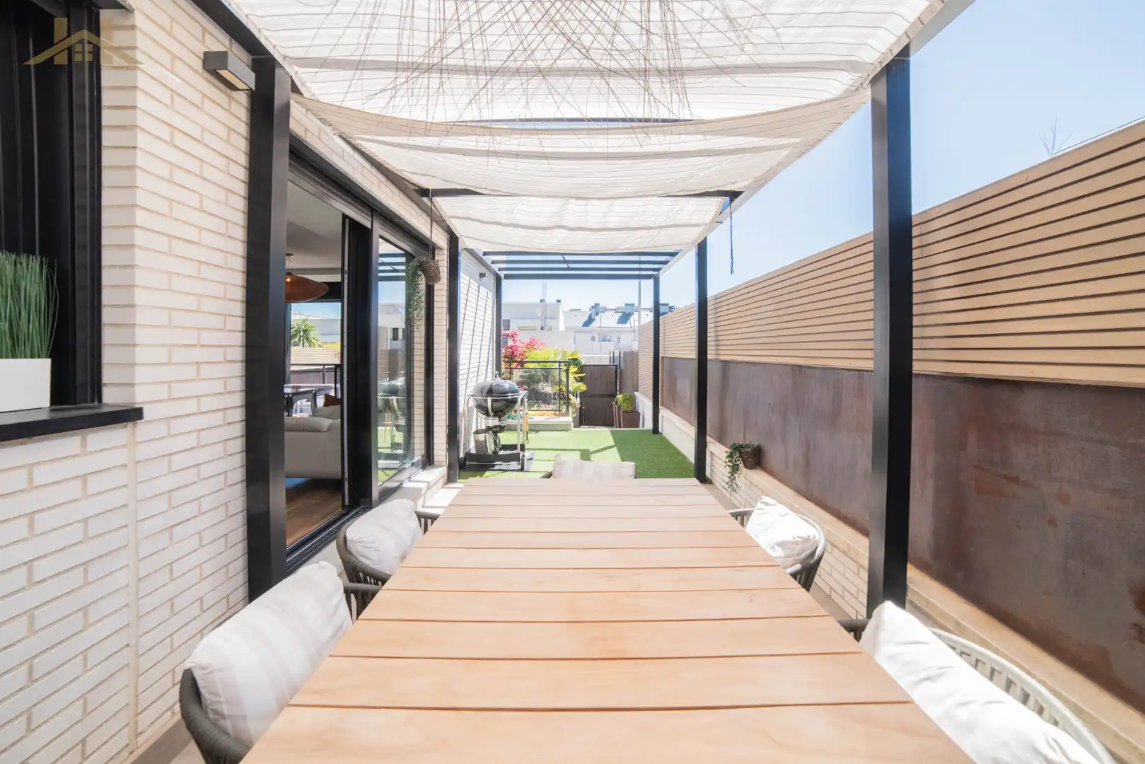 Terrasse von Haus oder Chalet zum Verkauf in Boadilla del Monte mit Klimaanlage, Heizung und Privatgarten