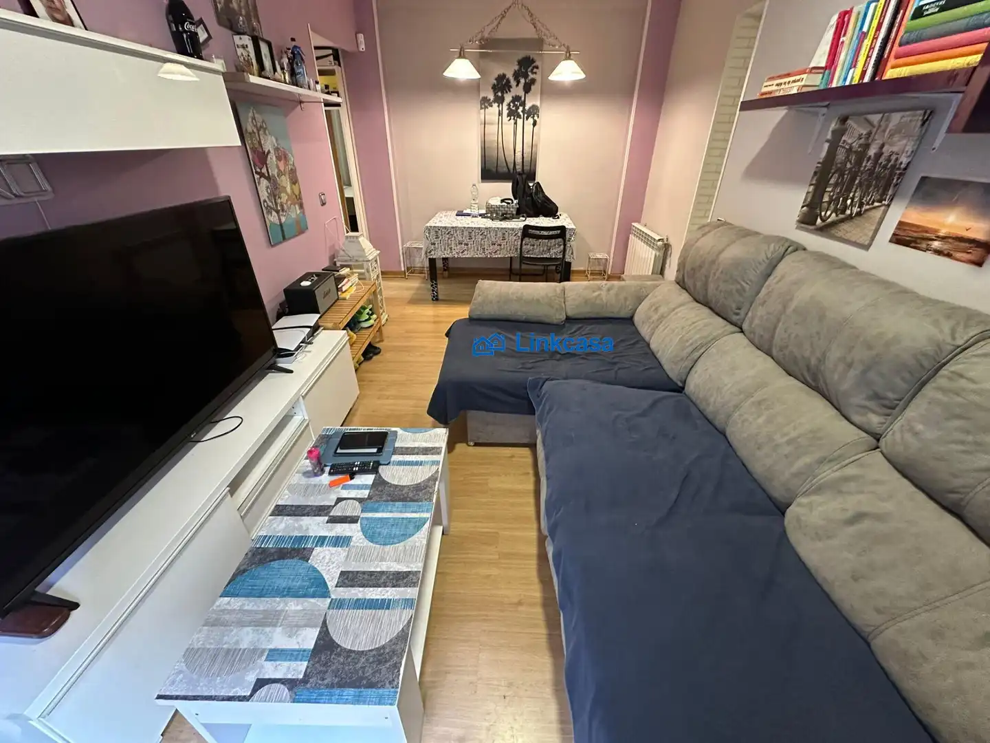 Sala d'estar de Pis en venda en Madrid amb Calefacció i Terrassa