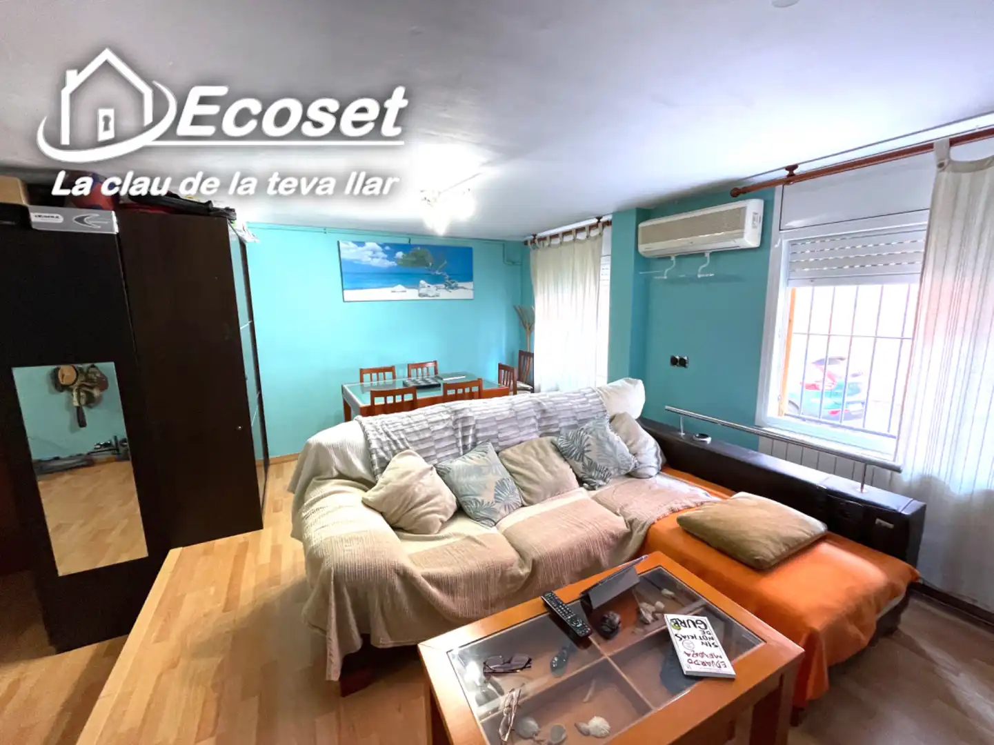 Living room of Lofts for sale in Vallirana  with Air Conditioner, Heating and Parquet flooring