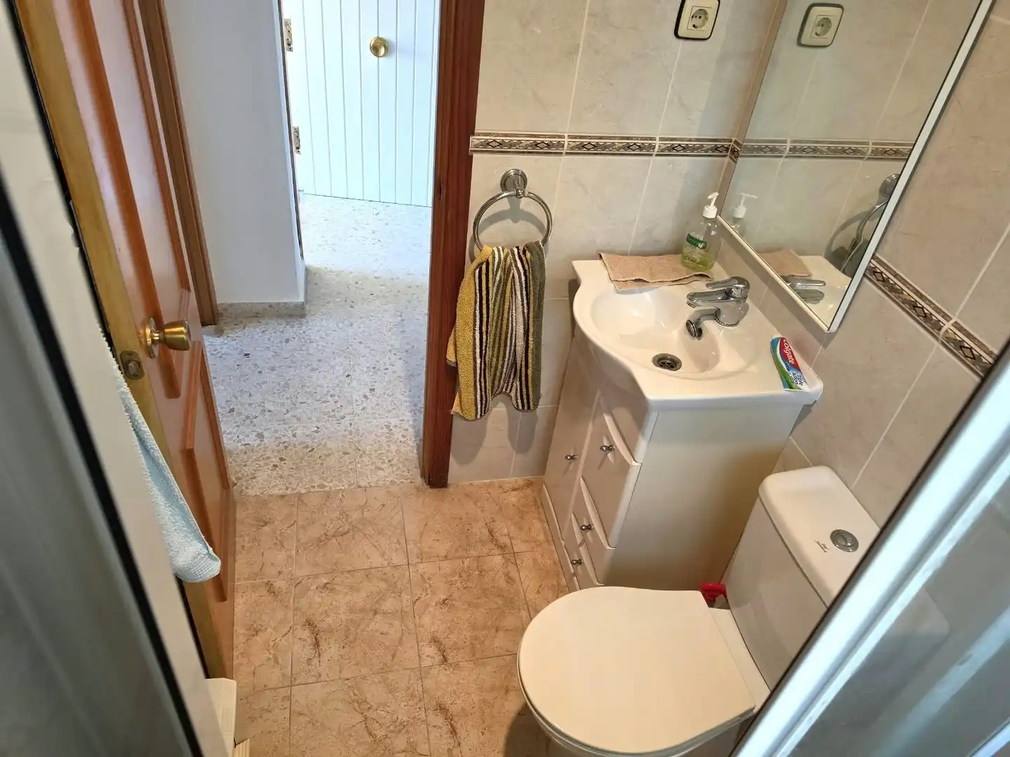 Baño de Apartamento en venta en Torremolinos con Aire acondicionado, Jardín privado y Terraza