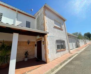 Exterior view of Single-family semi-detached for sale in Almiserà  with Air Conditioner, Terrace and Swimming Pool