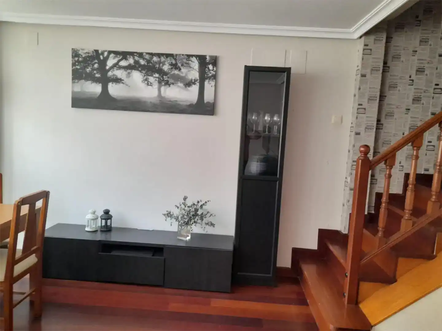 Wohnzimmer von Maisonette zur Miete in Gozón mit Parkett und Möbliert