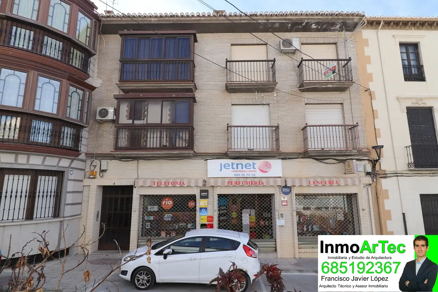 Außenansicht von Wohnung zum Verkauf in Íllora mit Abstellraum, Möbliert und Balkon