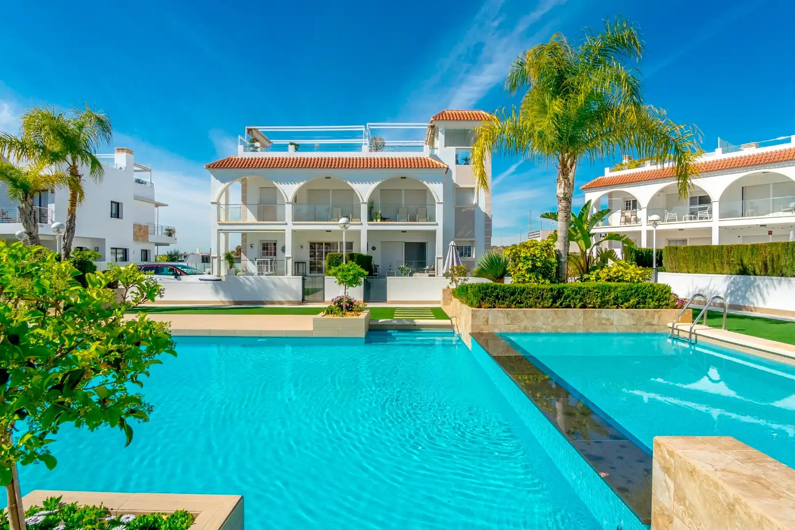 Swimming pool of Flat for sale in Ciudad Quesada