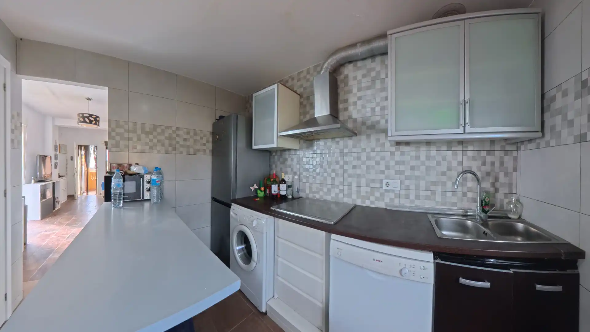 Cocina de Casa adosada en venta en Sueca con Aire acondicionado, Calefacción y Terraza