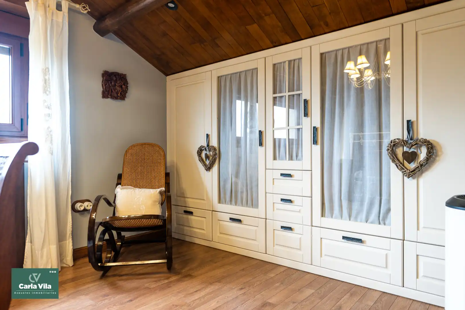 Bedroom of Houses for sale in Lugo  with Heating, Private garden and Parquet flooring