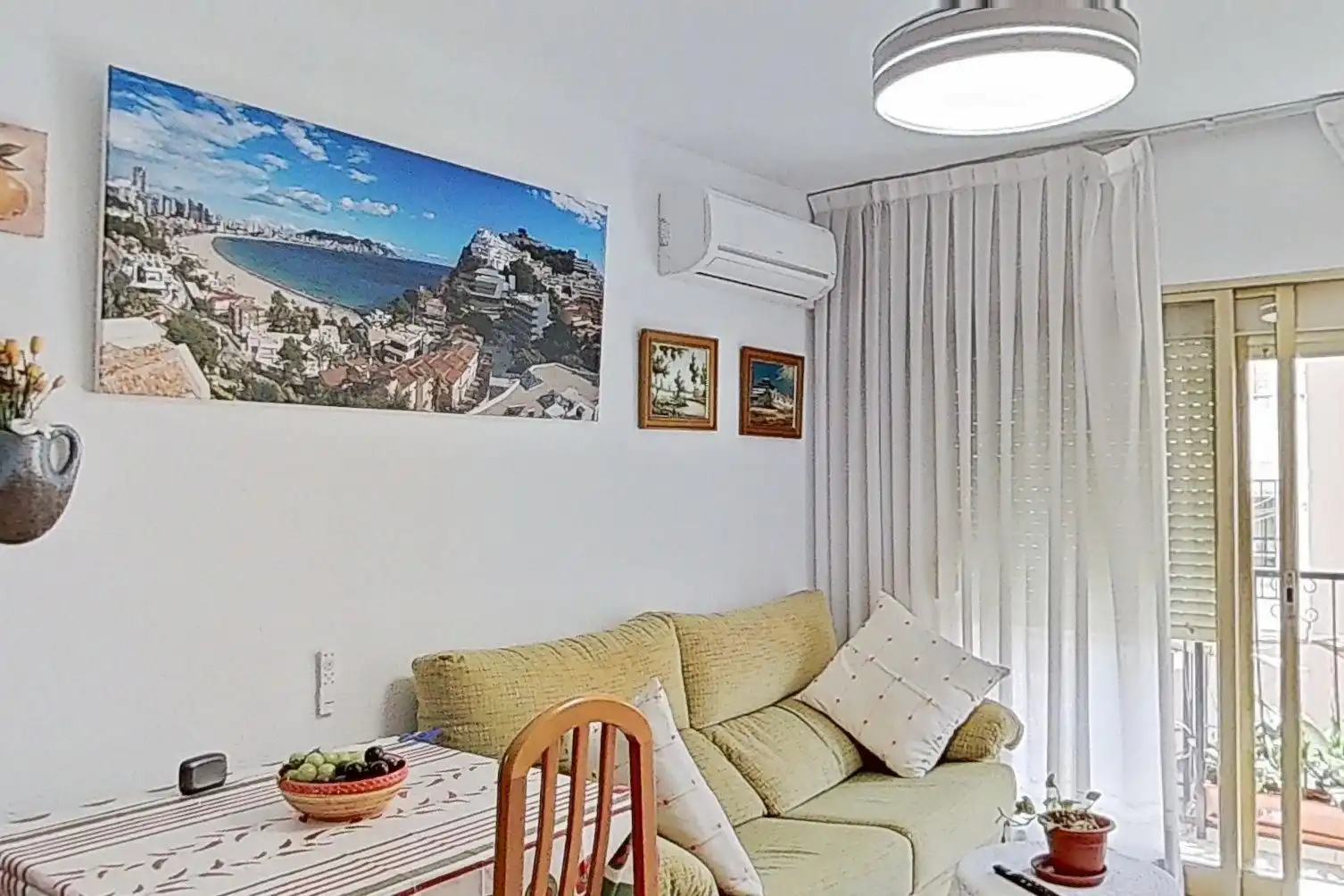 Wohnzimmer von Wohnungen zum Verkauf in Benidorm mit Klimaanlage, Heizung und Terrasse
