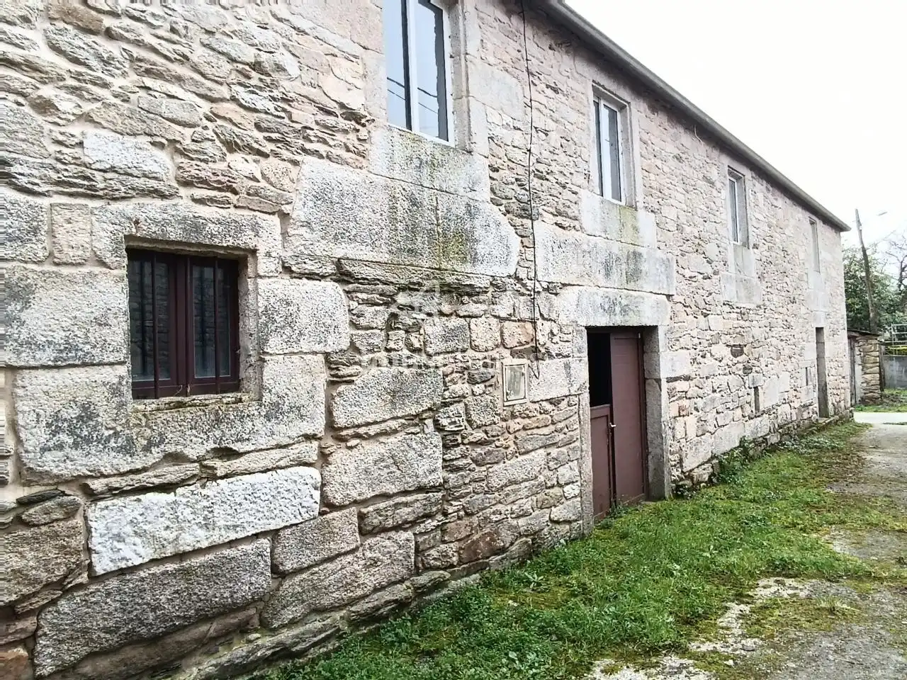 Vista exterior de Finca rústica en venta en Friol con Calefacción, Jardín privado y Terraza