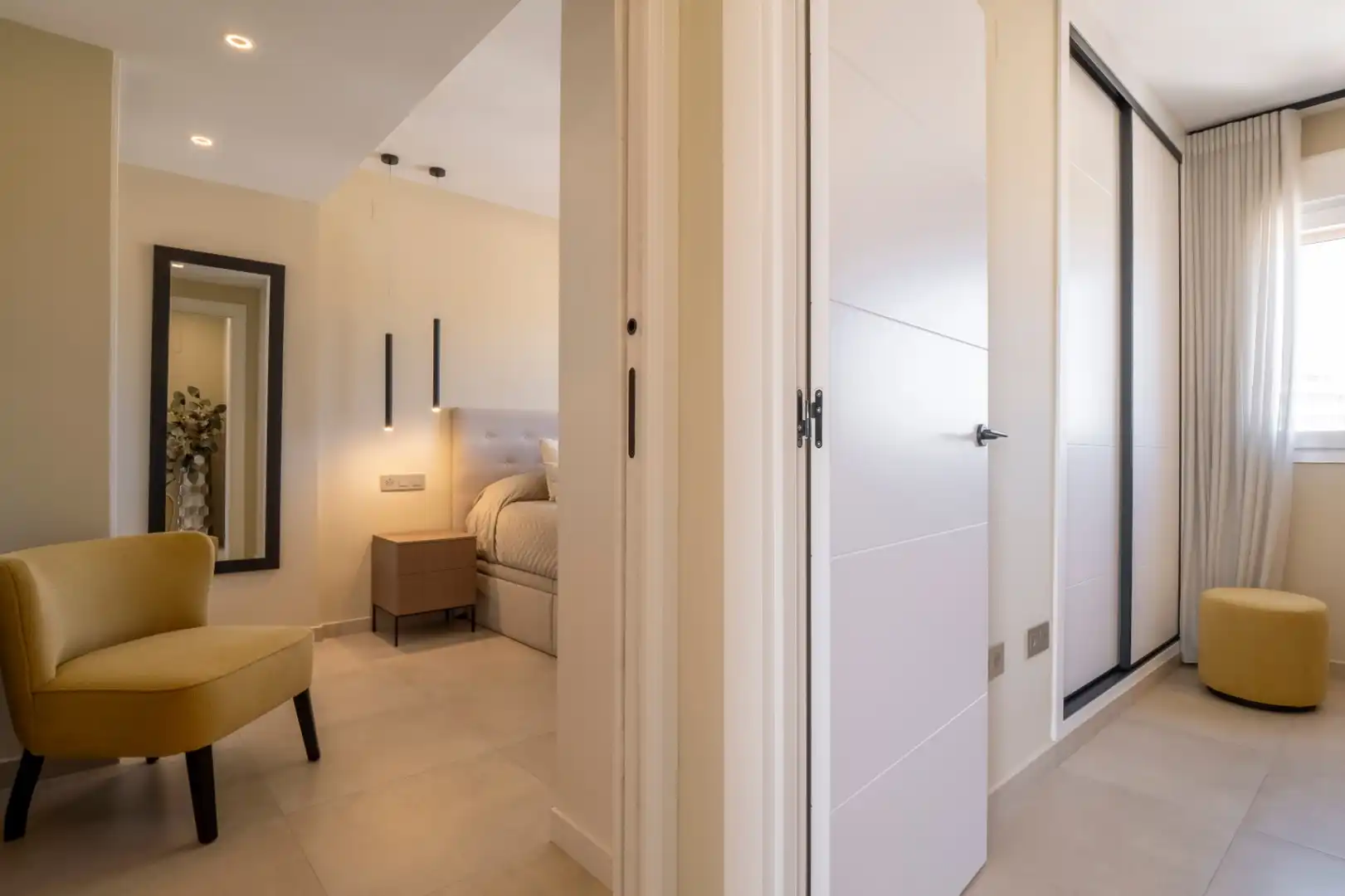 Bedroom of Attic for sale in Calpe / Calp  with Air Conditioner, Heating and Terrace