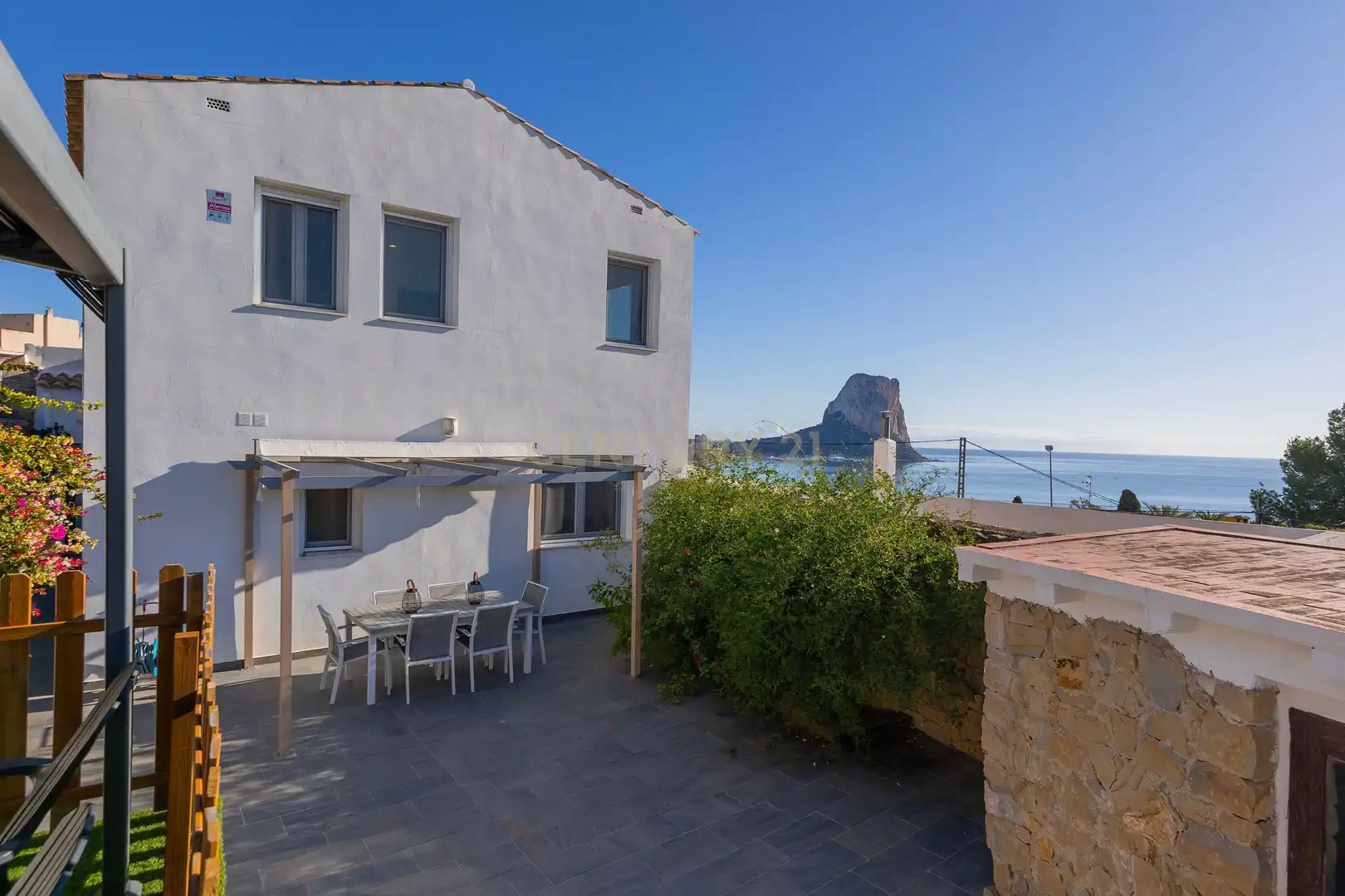 Terrace of Houses for sale in Calpe / Calp  with Furnished, Internet and Alarm