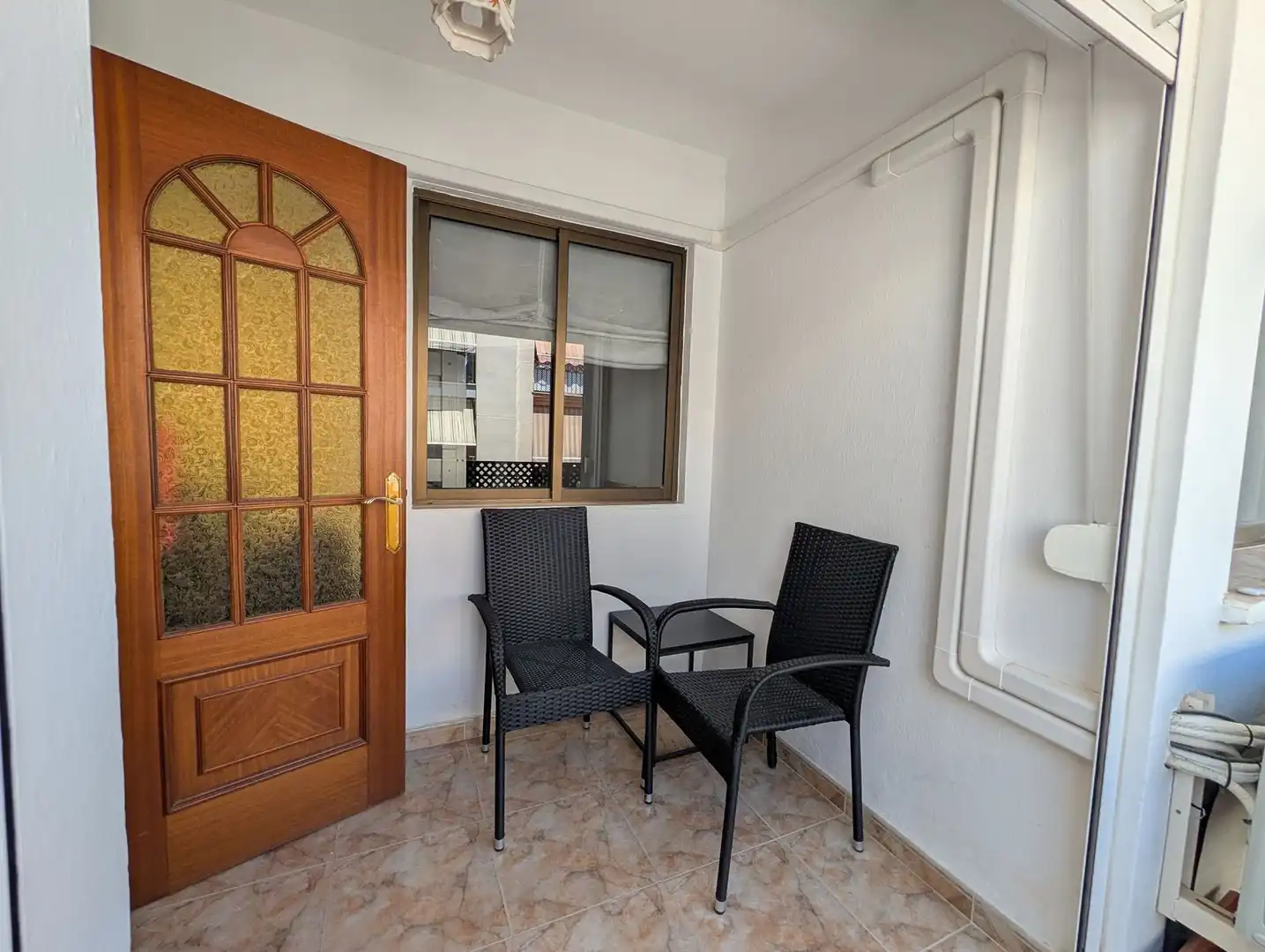 Terraza de Apartamento de alquiler en Estepona con Aire acondicionado, Calefacción y Terraza