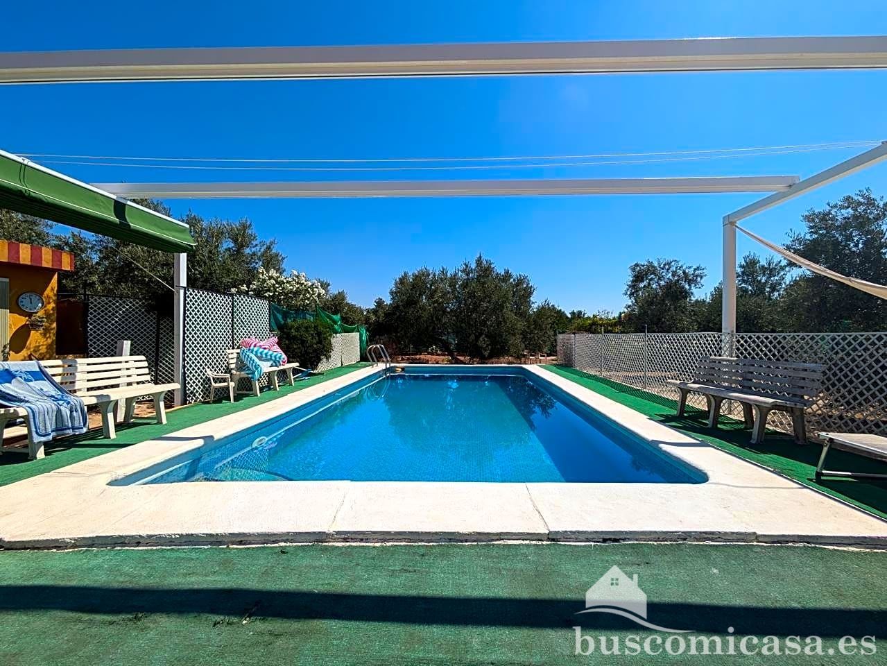 Piscina de Casa o chalet en venta en Linares con Aire acondicionado, Jardín privado y Trastero