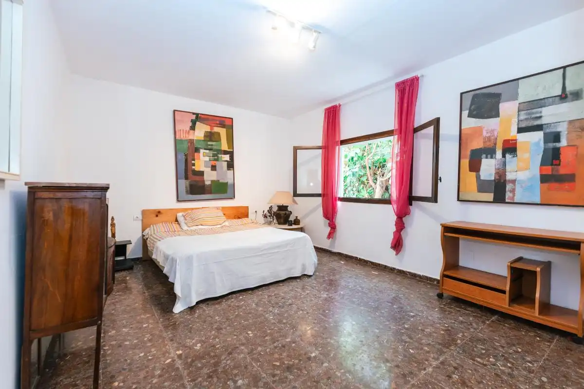 Dormitori de Casa o xalet en venda en Santa Eulària des Riu amb Calefacció, Jardí privat i Terrassa